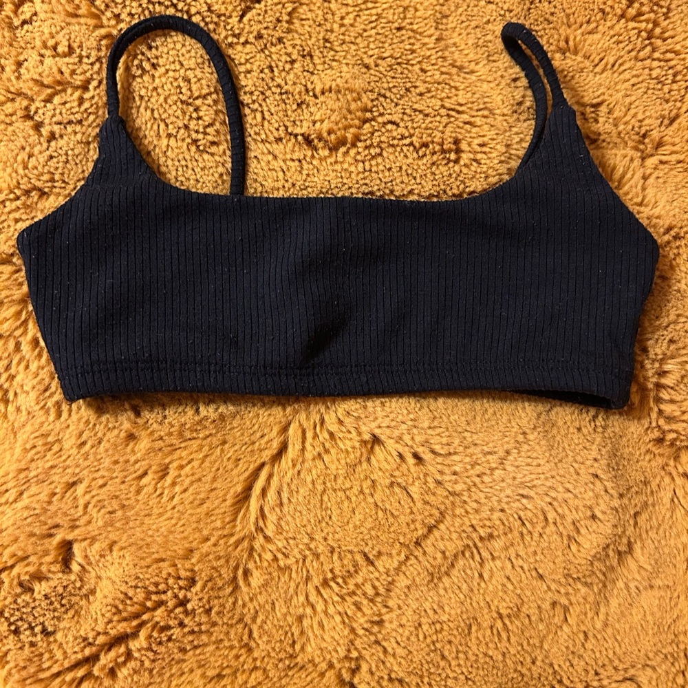 Tiger Friday True Cami Bra Ribbed Black AXS